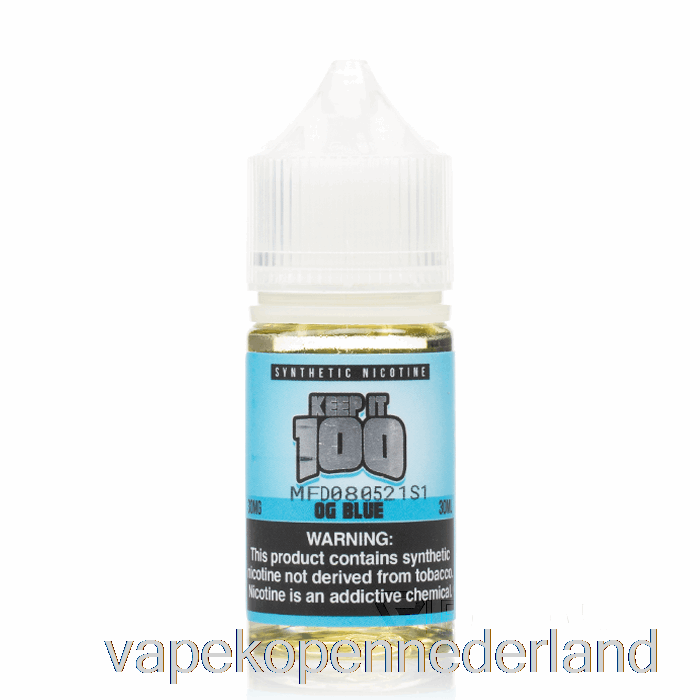 Elektronische Sigarettendamp En Blauwe Zouten - Bewaar Het 100 - 30 Ml 50 Mg